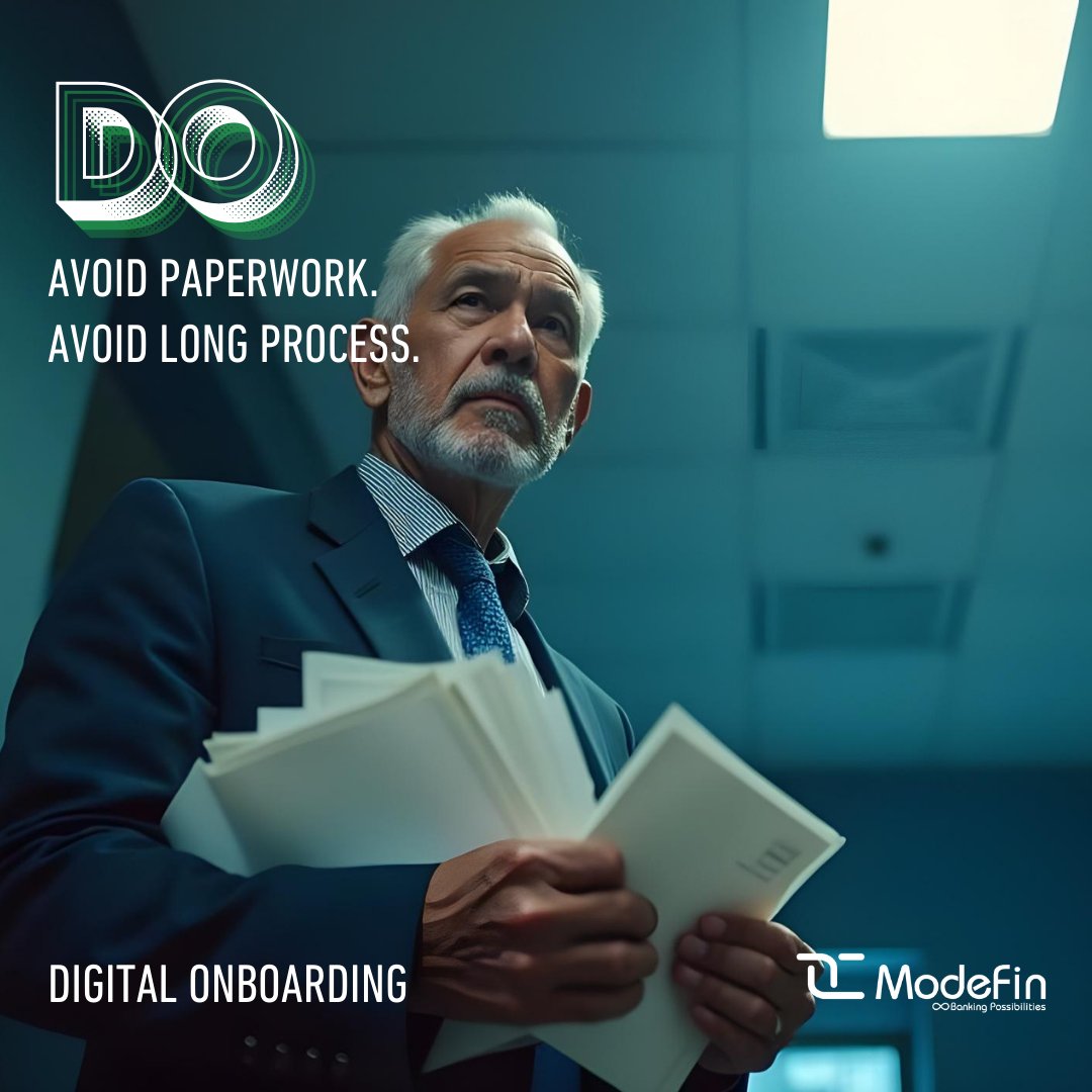 modefinserver's tweet image. Experience the future of banking with Modefin&apos;s Digital Onboarding. Open an account in minutes, without the hassle of paperwork.

Know more: modefin.com/digital-onboar…

#SeamlessOnboarding #DigitalBanking #Modefin