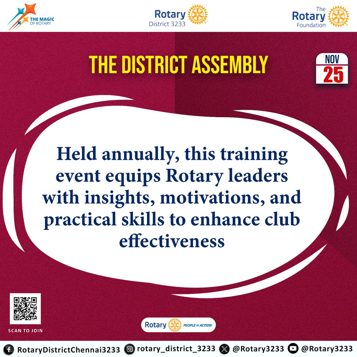 Rotary3233's tweet photo. THE DISTRICT ASSEMBLY

#Rotary #Rotary3233 #PeopleOfAction #RotaryInternational #HistoryofRotary #RotaryHistory https://t.co/1UZxe2Fm9H
