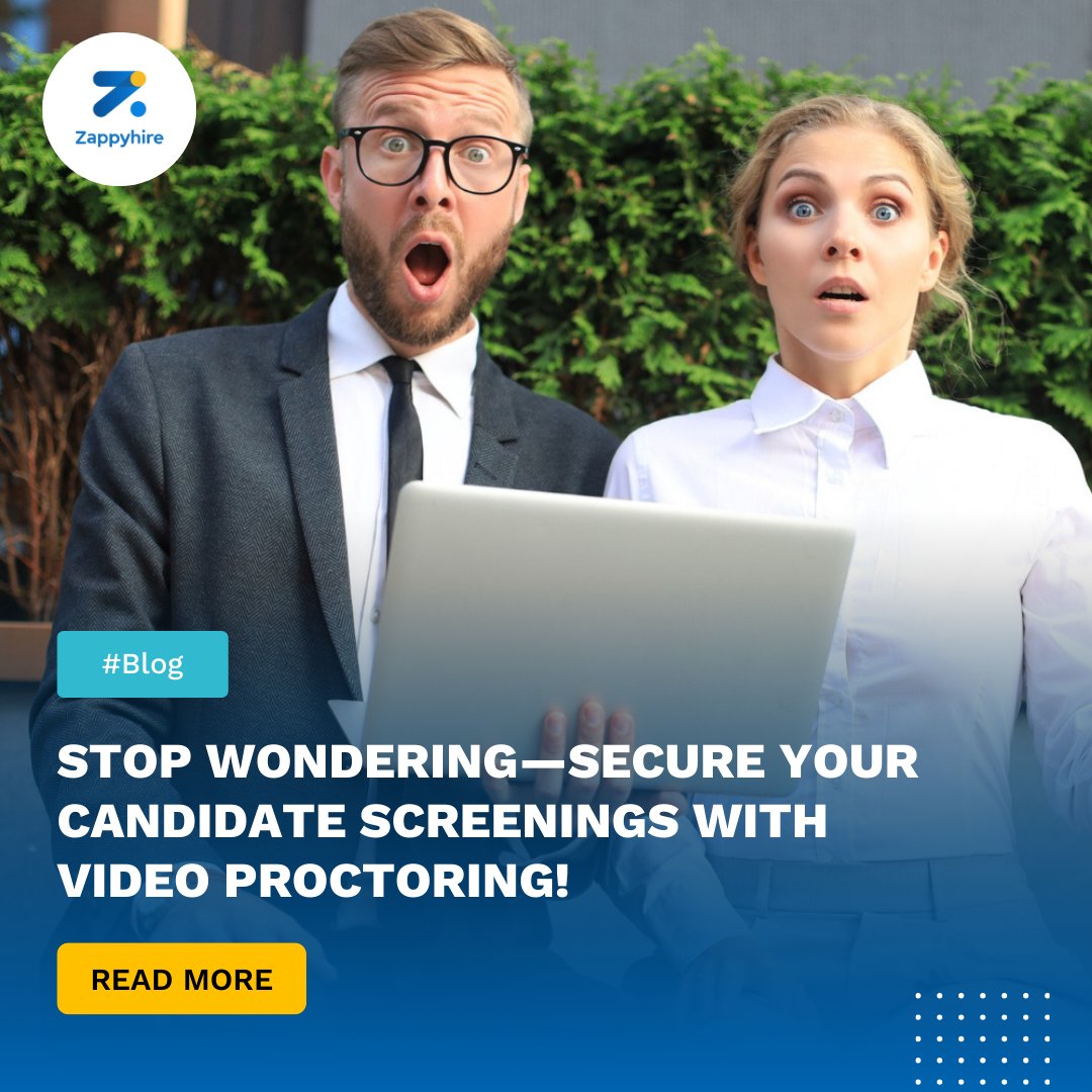 zappyhireglobal's tweet image. How do you prevent cheating or misrepresentation in virtual interviews and tests using video proctoring? 🤔
Our latest blog breaks it down—
bit.ly/3AUK6T6

#Zappyhire #videoproctoring #videointerviewing #AVI #automatedvideointerviews #HRtech #recruitmentautomation