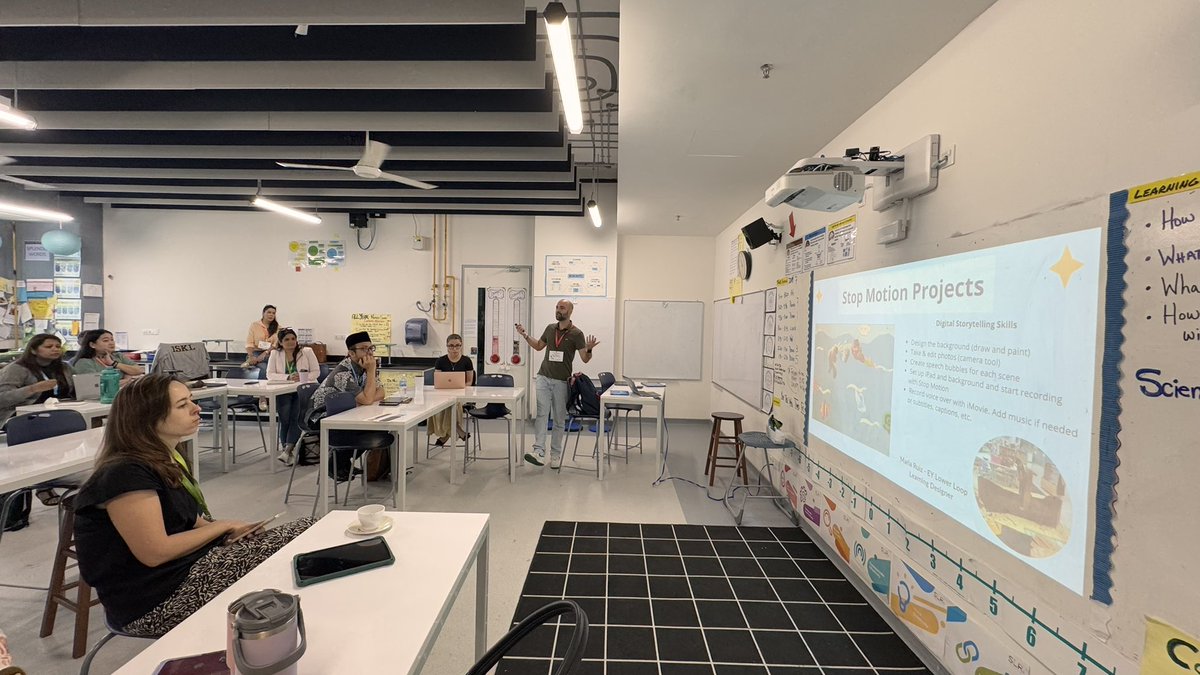 vickyyhengg's tweet image. Thanks @Mr_ODonovan for sharing how he gets his young learners at his school to create digital stories with Keynote! @malaoshisays and @HaiHwei , we had a chance to create our own, and we’re loving it! #FOLSEA #ADEchat #PDatISKL #FOLHK #AppleEducation #AppleTeacher #ADE