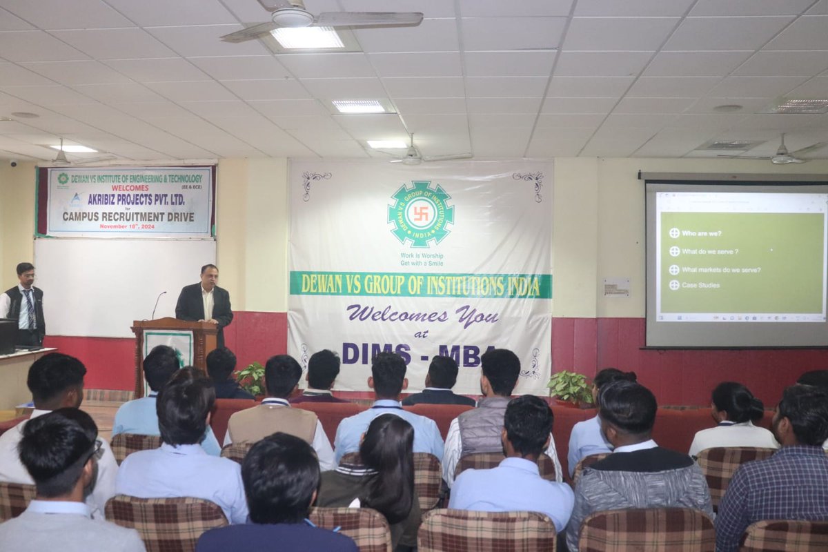dewangrp's tweet photo. Dewan VS Institute of Engineering & Technology conducted a campus placement drive for the students of https://t.co/KNlG0bT9qG (EE & ECE) for the company Akribiz Projects Pvt Ltd.
#DVSIET #DVSGI #campusplacement https://t.co/LX09lhySHw