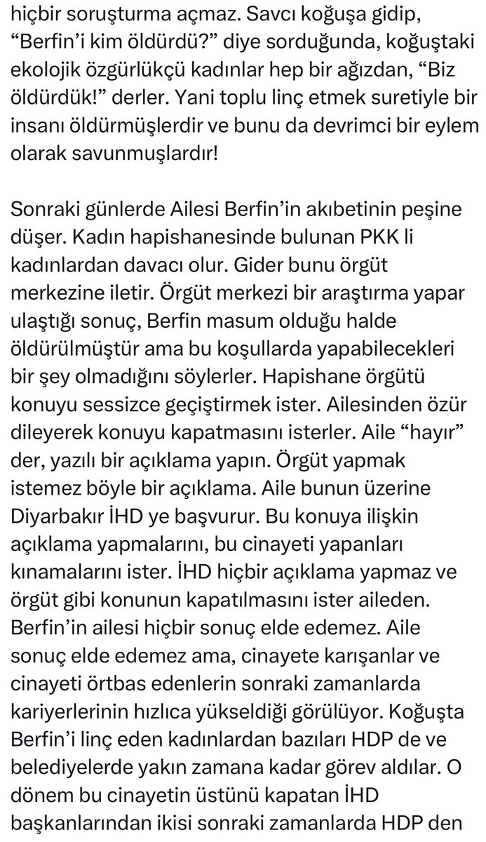 seyfettincbn's tweet photo. #JinJiyanAzadî #Berfin

Berfin’i öldürenler milletvekili olmuşlar diyorlar… https://t.co/HAiA5eRvli