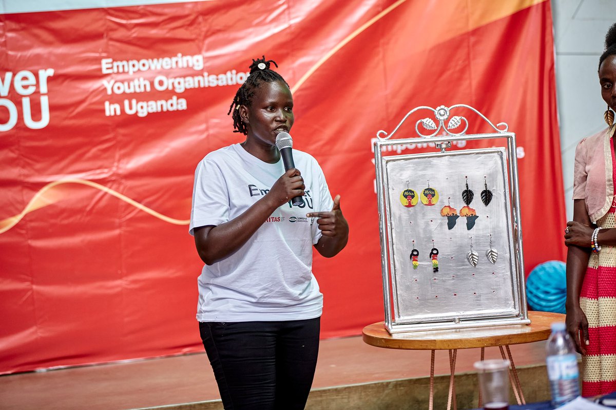 StartHubAfrica's tweet photo. Through the #EmpowerYOU Program, 16 bold entrepreneurs from Lira and Gulu pitched their businesses, showcasing not just their ideas but the incredible potential of training, mentorship, and hands-on learning. They didn’t just pitch—they inspired! https://t.co/csV0ONm9G0