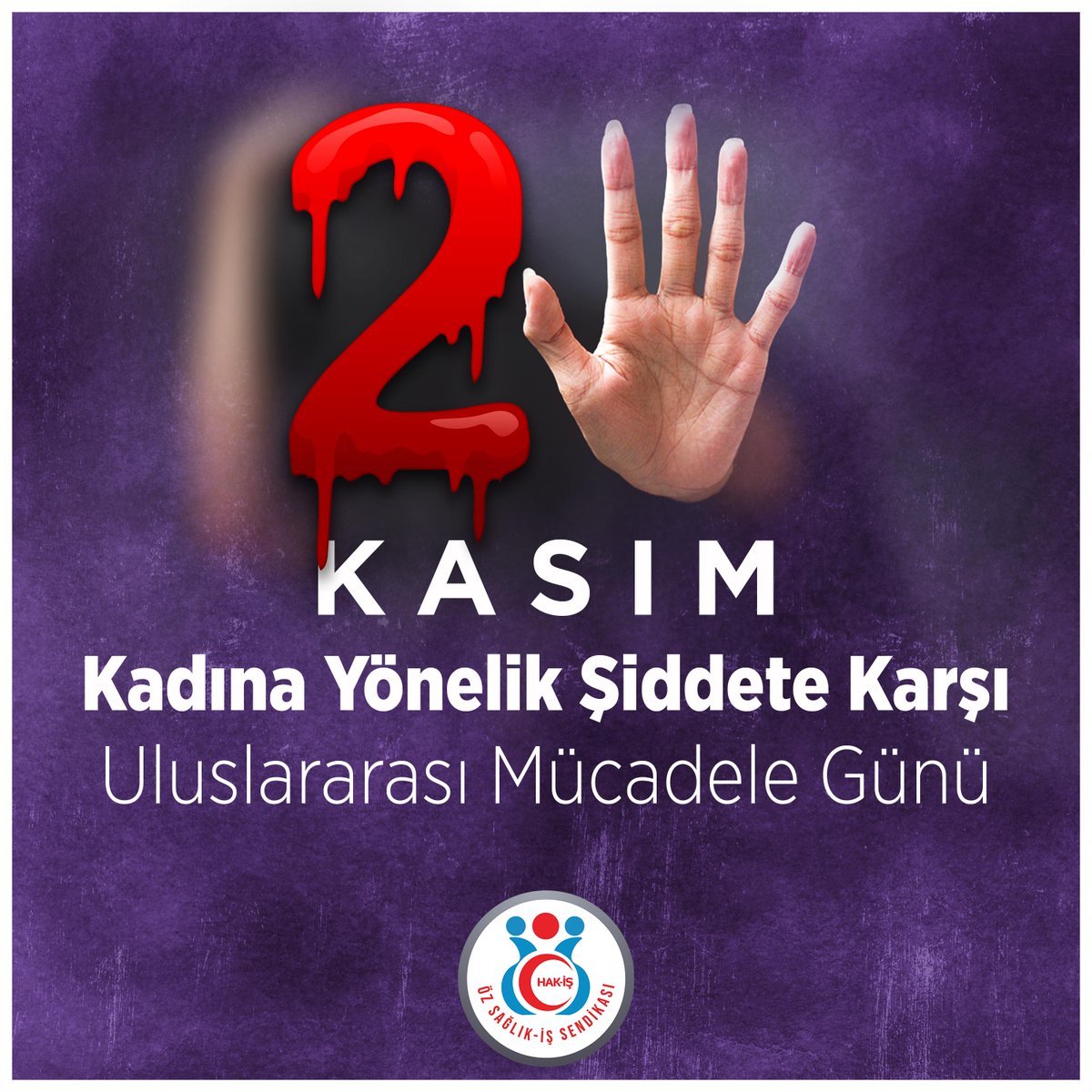Yeryüzünde hiçbir canlı şiddeti hak etmiyor. 
25 Kasım Kadına Yönelik Şiddete Karşı Uluslararası Mücadele Günü’nde, hem tüm dünyada hem de Filistin'de yıllardır savaş mağduru olan, eziyet gören kadınlara yönelik şiddetin bir an önce durmasını temenni ediyor, emekçi kadınlar