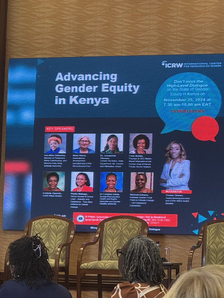 KelsieKim's tweet photo. As #16DaysOfActivism starts today, I am spending my morning in a high-level discussion on the state of gender equality in Kenya, where the state is not looking great with rise in femicide, unemployment rate, rise in teenage pregnancies and flawed masculinity
 etc. #ZamaraVoices https://t.co/TTssCPUoWQ