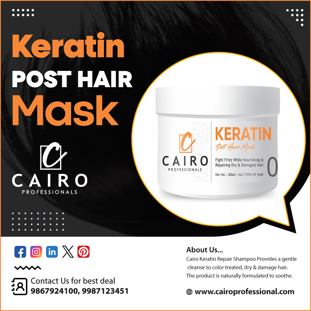 cairo2023's tweet photo. Keratin Post Hair Mask by Cairo Professional for smooth, shiny, and nourished hair.
.
.
𝐂𝐨𝐧𝐭𝐚𝐜𝐭 𝐔𝐬:
🌐 Website : https://t.co/82mAvASn0R
📞 Call Us: +91-9867924100
📧 info@cairoprofessional.com
.
#cairoprofessional #keratinhairmask #postkeratincare #hairmask #haircare https://t.co/od893reU6W