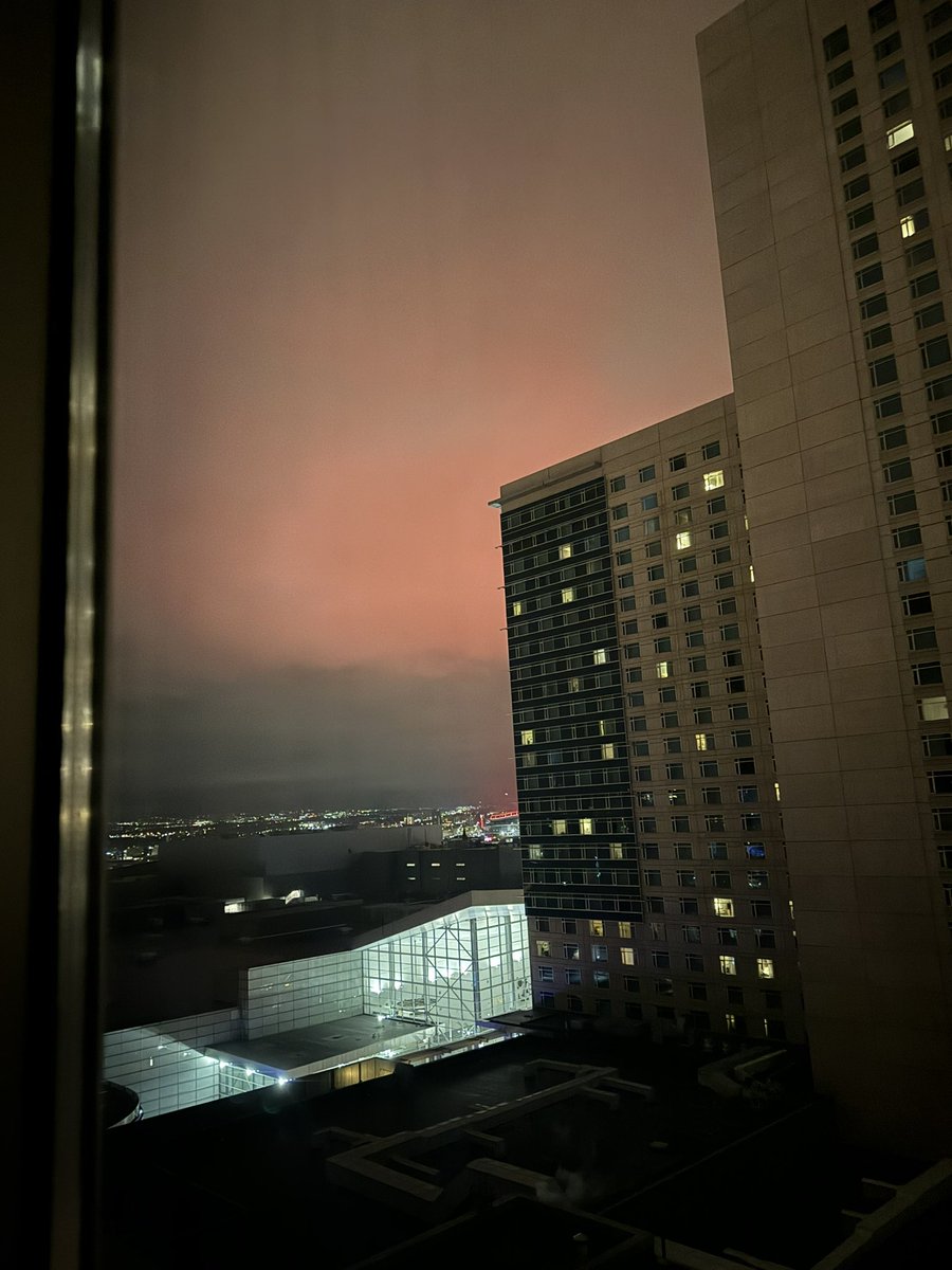 Does anyone know why the Denver skyline is pink tonight at 11 pm (11/24/24)?