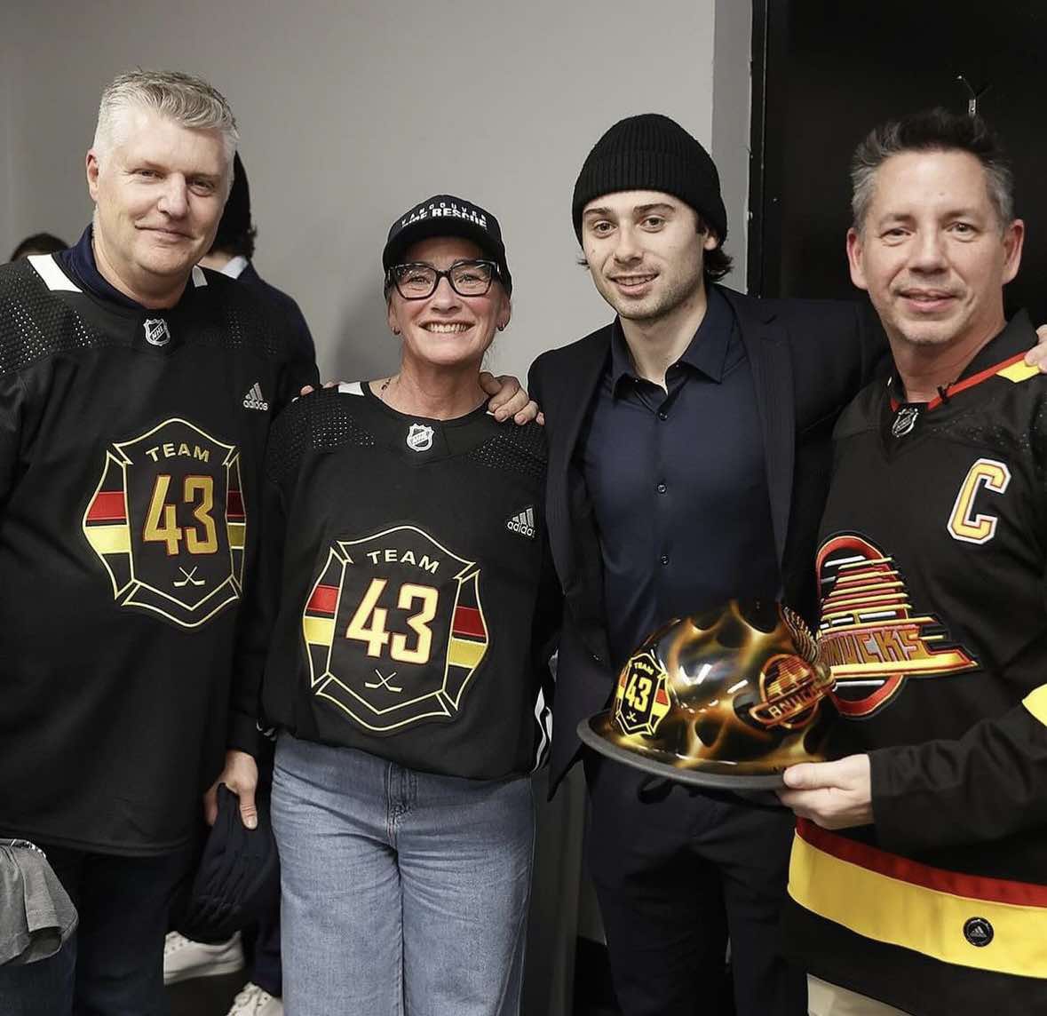 Todd Schierling (@toddschierling) on Twitter photo My sincere gratitude to the <a href="/Canucks/">Vancouver Canucks</a> for their incredible contribution to the community and unwavering support for fire fighters. A special thanks to the IAFF for sharing the story of the remarkable relationship between Captain Quinn Hughes of the Canucks and fire fighters. This My sincere gratitude to the <a href="/Canucks/">Vancouver Canucks</a> for their incredible contribution to the community and unwavering support for fire fighters. A special thanks to the IAFF for sharing the story of the remarkable relationship between Captain Quinn Hughes of the Canucks and fire fighters. This