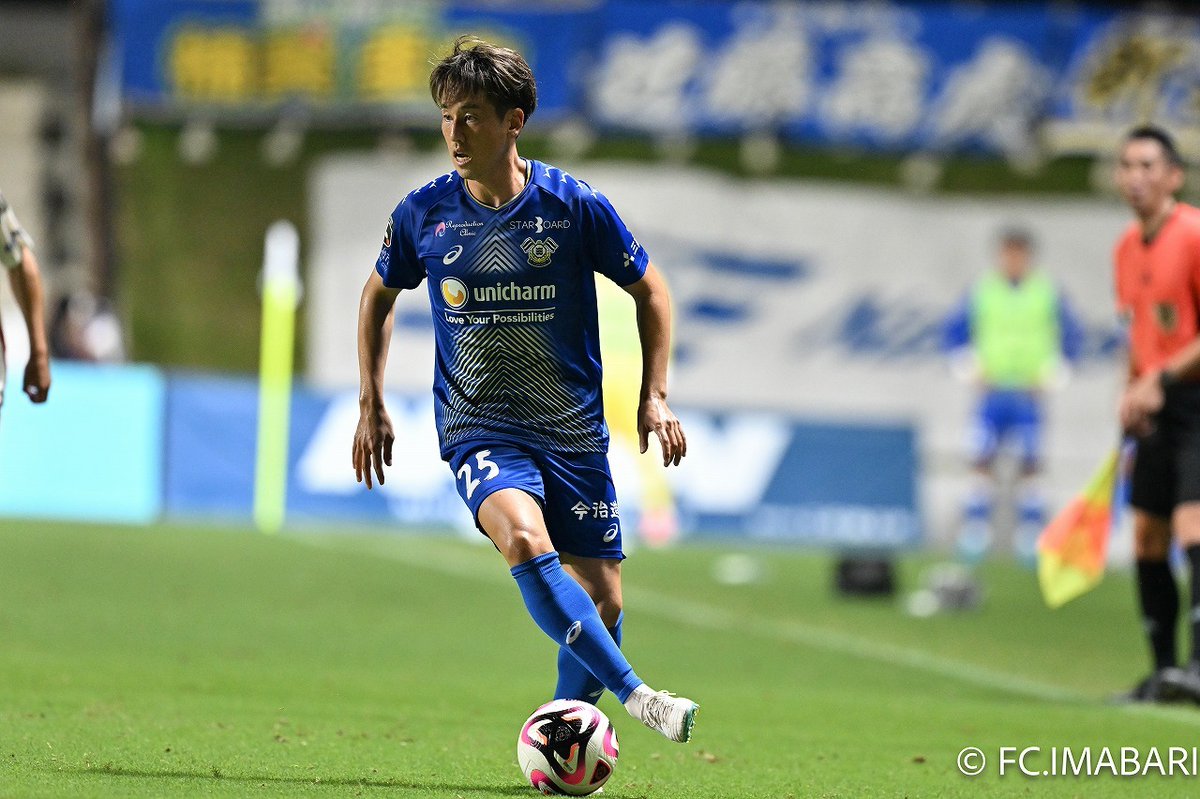 FCimabari's tweet photo. 【トップチーム】
この度、楠美 圭史選手につきまして、契約満了に伴い2025シーズンの契約を更新しないこととなりましたので、お知らせいたします。

https://t.co/unlFeZbVUT
#FC今治 https://t.co/9RVvB6OeSH