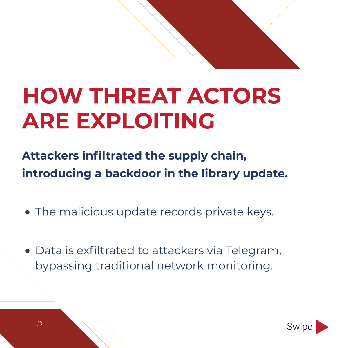 varutra's tweet image. Attention Developers &amp;amp; Enterprises! A malicious Python crypto library update is stealing private keys via Telegram bots, putting sensitive data and cryptocurrency wallets at risk! 

#IncidentResponse #VarutraSolutions #CyberResilience #BlockchainSecurity #DataProtection