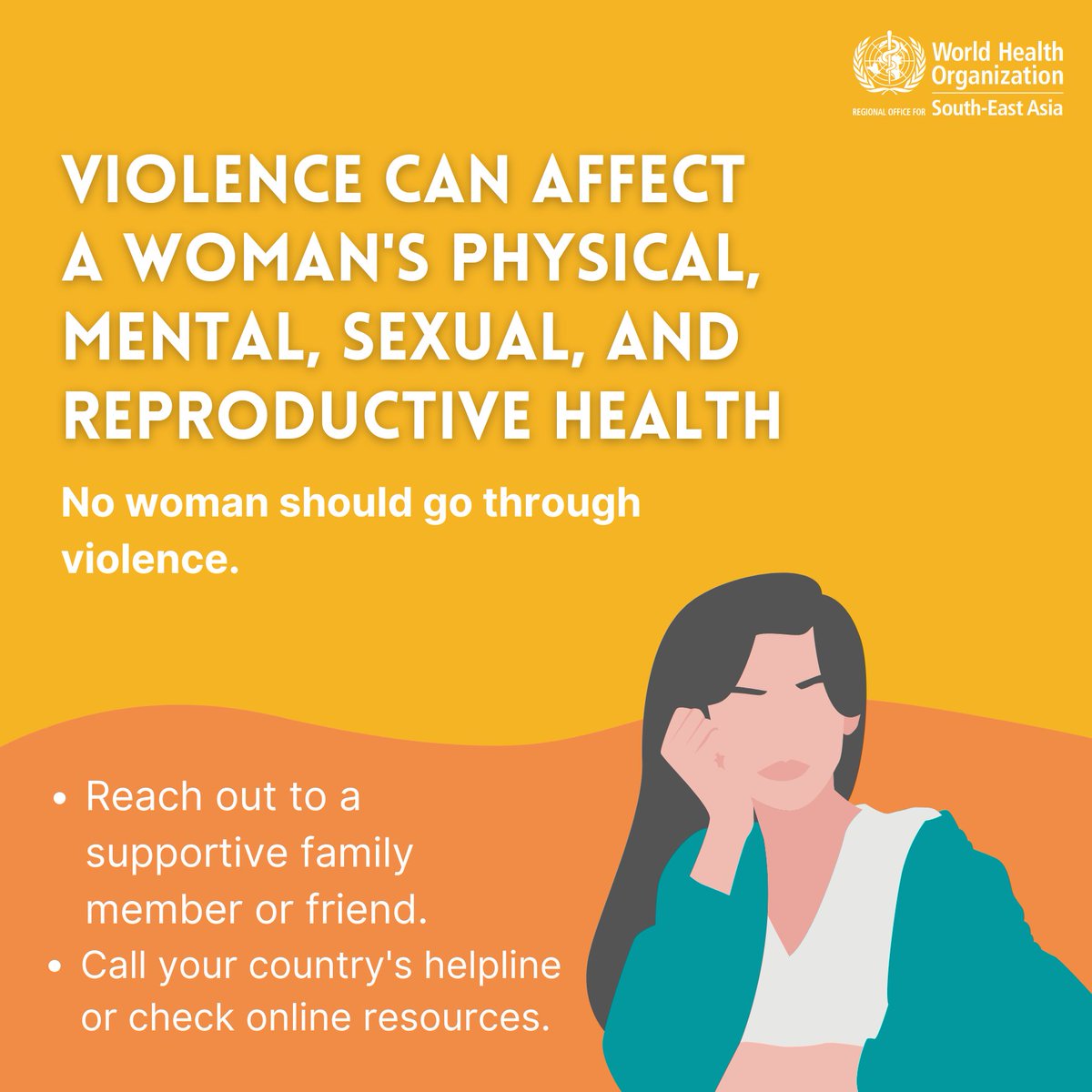 Today is the International Day for the Elimination of Violence Against Women. The day also  marks the beginning of #16DaysofActivism!

⚠️ NO  #woman 👩🏾🧕🏾👵🏾should ever go through any form of #violence.

Reach out and seek help if you need to.