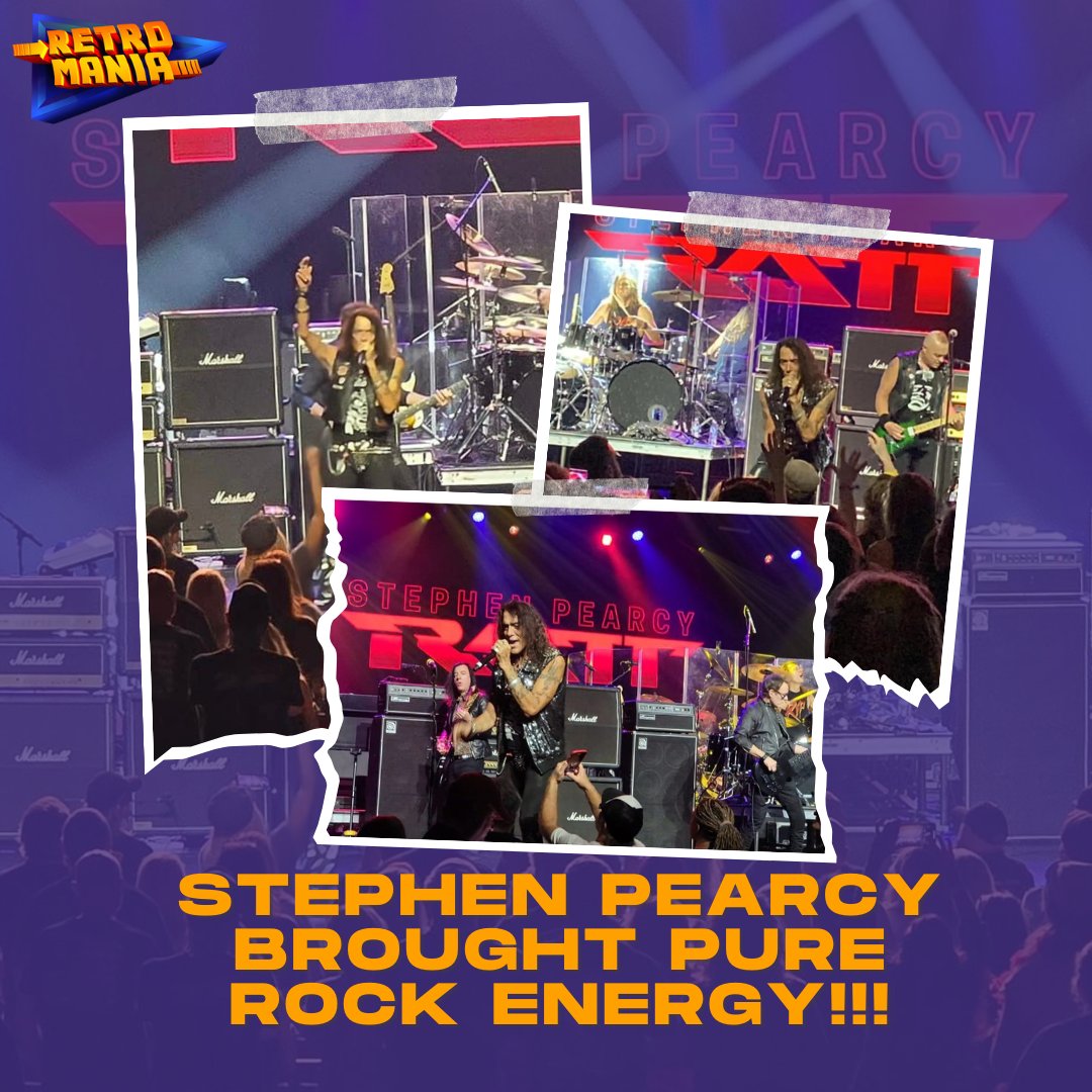 Stephen Pearcy was on fire at Retromania Live 2024! 🔥 An unforgettable performance that rocked the crowd—who was there to witness it?