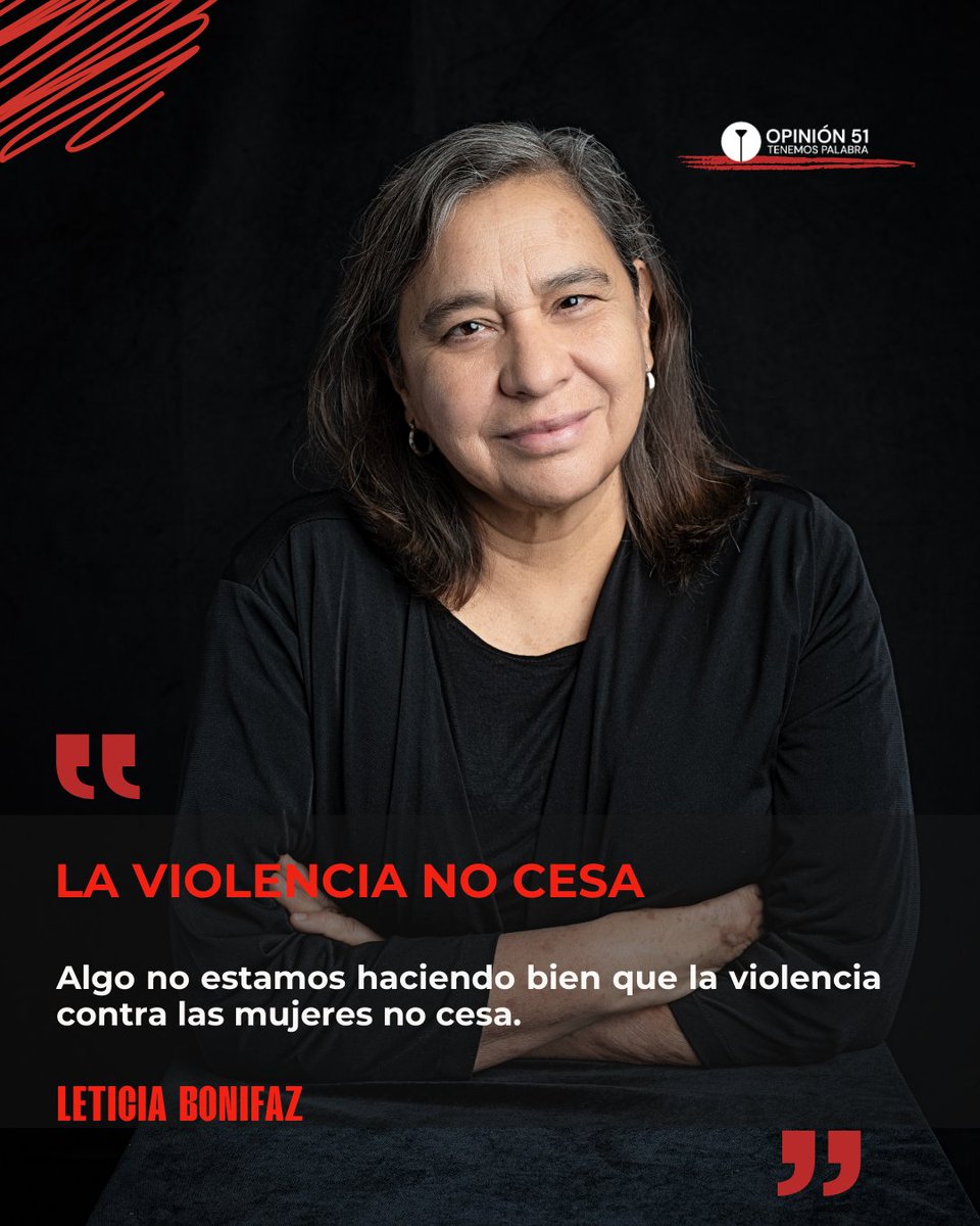 Algo no estamos haciendo bien cuando la violencia contra las mujeres sigue. Leticia Bonifaz [<a href="/leticia_bonifaz/">Leticia Bonifaz</a>] analiza el pacto patriarcal y cómo afecta la forma en que se juzga a las víctimas.

Audiocolumna | #Opinión51

opinion51.com/leticia-bonifa…