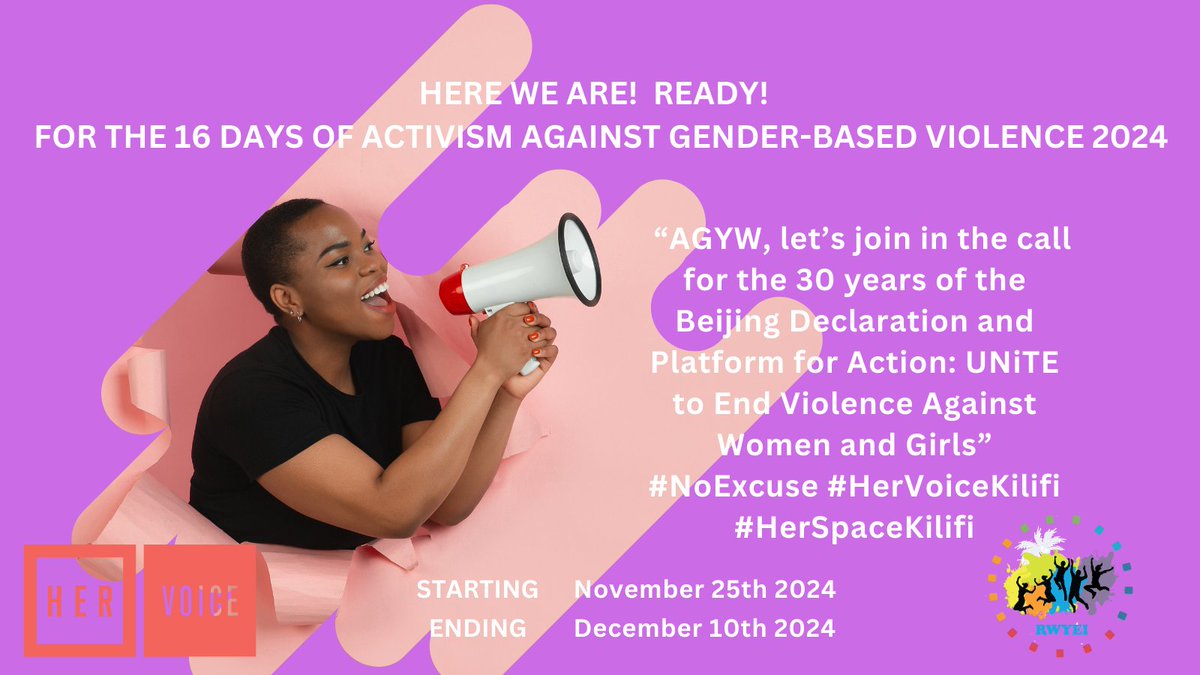 Rising Winners Youth Empowerment Initiative(RWYEI) (@risingwinners) on Twitter photo Voila Activist! #16DaysOfActivism are here <a href="/wachuka_pe42901/">Peris Wachuka</a> <a href="/jane_sidi/">JANE SIDI NGUMBAO</a> <a href="/KwekweZoka/">Dalhi</a> <a href="/OluochPersila/">Persila.oluoch</a> <a href="/sharonmuema2/">Sharon Mutheu</a> <a href="/MaghDoreen/">DOREEN MAGHANGA</a> <a href="/Ukumbini/">Shila Salim</a> <a href="/AngazaKilifi/">ANGAZA Youth Initiative</a> <a href="/mwarakaya/">Mwarakaya Youth Initiative</a> <a href="/MariakaniY/">MARIAKANI YOUTH EMPOWERMENT GROUP</a> <a href="/KaloleniG/">Kaloleni Youth Empowerment Group</a> <a href="/Ysd_kilifi/">YOUTH FOR SUSTAINABLE DEVELOPMENT KILIFI</a> <a href="/KuzaSME/">Kuza Livelihood Improvement Projects</a> <a href="/totocentre/">Toto Centre Initiative</a> <a href="/ChildSpace1/">Child Space Organization</a> <a href="/CATAGhomabay/">CATAGhomabay</a> <a href="/NCPD_Kenya/">NCPD</a> <a href="/ypluskenya/">Y+Kenya</a> <a href="/Icpd25YouthKE/">ICPD25-YCoalitionKE</a> Voila Activist! #16DaysOfActivism are here <a href="/wachuka_pe42901/">Peris Wachuka</a> <a href="/jane_sidi/">JANE SIDI NGUMBAO</a> <a href="/KwekweZoka/">Dalhi</a> <a href="/OluochPersila/">Persila.oluoch</a> <a href="/sharonmuema2/">Sharon Mutheu</a> <a href="/MaghDoreen/">DOREEN MAGHANGA</a> <a href="/Ukumbini/">Shila Salim</a> <a href="/AngazaKilifi/">ANGAZA Youth Initiative</a> <a href="/mwarakaya/">Mwarakaya Youth Initiative</a> <a href="/MariakaniY/">MARIAKANI YOUTH EMPOWERMENT GROUP</a> <a href="/KaloleniG/">Kaloleni Youth Empowerment Group</a> <a href="/Ysd_kilifi/">YOUTH FOR SUSTAINABLE DEVELOPMENT KILIFI</a> <a href="/KuzaSME/">Kuza Livelihood Improvement Projects</a> <a href="/totocentre/">Toto Centre Initiative</a> <a href="/ChildSpace1/">Child Space Organization</a> <a href="/CATAGhomabay/">CATAGhomabay</a> <a href="/NCPD_Kenya/">NCPD</a> <a href="/ypluskenya/">Y+Kenya</a> <a href="/Icpd25YouthKE/">ICPD25-YCoalitionKE</a>