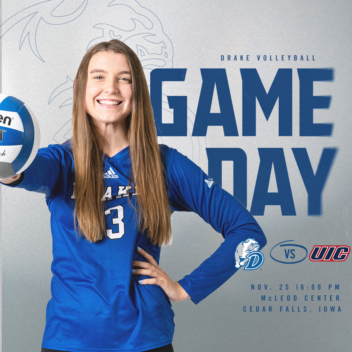 Drake Volleyball (@drakevolleyball) on Twitter photo ๐๐๐ฆ๐ข๐๐ข๐ง๐๐ฅ ๐๐ก๐จ๐ฐ๐๐จ๐ฐ๐ง
๐ <a href="/UIC_Volleyball/">UIC Volleyball ๐ฅ๐</a>
โฐ 6:00 pm
๐๏ธ McLeod Center
๐ Cedar Falls, Iowa
๐บ bit.ly/49a07kH
๐ bit.ly/3OkThPU
#DSMHometownTeam ๐๐๐ฆ๐ข๐๐ข๐ง๐๐ฅ ๐๐ก๐จ๐ฐ๐๐จ๐ฐ๐ง
๐ <a href="/UIC_Volleyball/">UIC Volleyball ๐ฅ๐</a>
โฐ 6:00 pm
๐๏ธ McLeod Center
๐ Cedar Falls, Iowa
๐บ bit.ly/49a07kH
๐ bit.ly/3OkThPU
#DSMHometownTeam