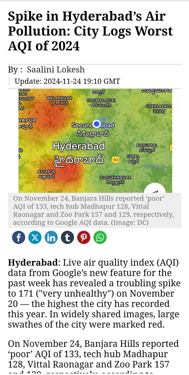 vinay_vangala's tweet image. Hyderabad following footsteps of Delhi on AQI! 
400+ trees officially killed on Bachupally - Miyapur Road widening!
Trees r chopped down n @HarithaHaram teams failed to take stringent actn wn reportd!
@revanth_anumula
@dobriyalrm
@HiHyderabad
 @revathitweets
#SaveFullyGrownTrees