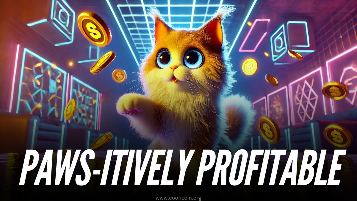 Cooncoinorg's tweet photo. Get into $COON – the only coin that’s truly the cat’s whiskers. Forget doge, it’s time to let the claws come out for some serious profits. Start your journey today at https://t.co/L9F2TBSH0f #CoonCoin #CryptoWithPaws #Solana https://t.co/RT4Fmak4Gm