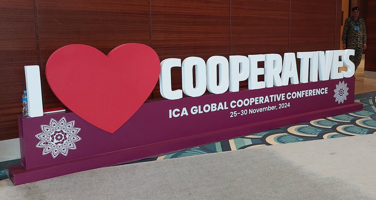 EuroCoopTeam's tweet image. Greetings from New Delhi 🇮🇳 

We're excited to kick off the ICA Global Cooperative Conference. A packed agenda awaits, including the launch of the International Year of Cooperatives 2025 at 15:00 IST. 

Watch live 🔗 bit.ly/3OpDqQc

#NamasteICA #IYC2025 #CoopYear