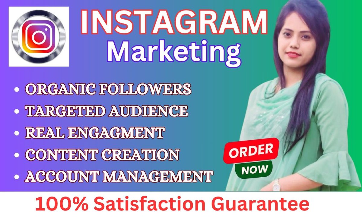 Instagram Organic Marketing Service... Confirm Your Order Now fiverr.com/s/dDR2a56