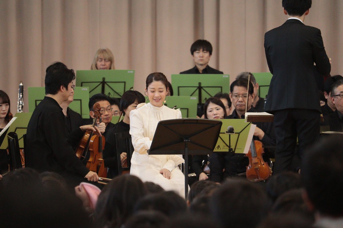 神成大輝指揮［舞台芸術等総合支援事業（学校巡回公演）］本日は、栃木県・那須塩原市立三島小学校にて公演が行われました。楽器紹介や、仙台フィルチェロ奏者 #中村隆人 による独奏、後半は #竹平晃子 さんの語りを入れた「くるみ割り人形」をお届けしました。