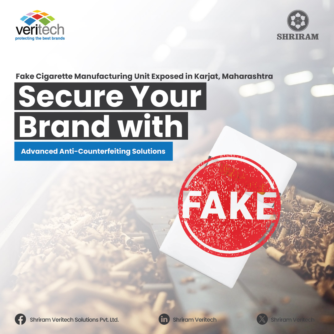 CanpacVeritech's tweet image. Fake cigarette manufacturing unit exposed in Karjat! Protect your brand with advanced anti-counterfeiting solutions.

#CounterfeitAlert #BrandProtection #anticounterfeiting #MaharashtraNews