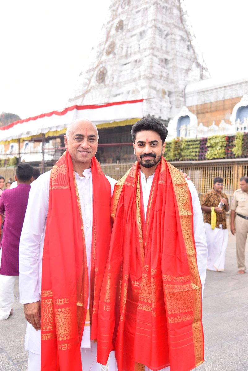Jay Galla (@jaygalla) on Twitter photo At Tirumala today to express gratitude and seek divine blessings of Lord Balaji for the continued successful run of <a href="/AshokGalla_/">Ashok Galla</a>'s movie #DevakiNandanaVasudeva. At Tirumala today to express gratitude and seek divine blessings of Lord Balaji for the continued successful run of <a href="/AshokGalla_/">Ashok Galla</a>'s movie #DevakiNandanaVasudeva.