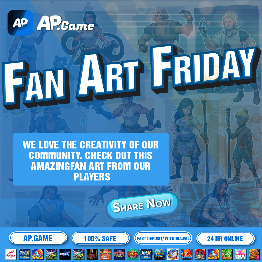 ap_game2's tweet photo. 🎨Unleash the Creativity
💙It's #FanArtFriday at https://t.co/i1m4WXyr4s.
Share it with us and get featured in our next post.
👉Tap the "Share Now" button.
#SRICHANDxBamBam, #HappyBUSDAY, #StarAcademy, #BINISlaysAtAranetaColiseum, #PLAVE_NEVER_STOP, #APGAME https://t.co/ndiKbggSgC