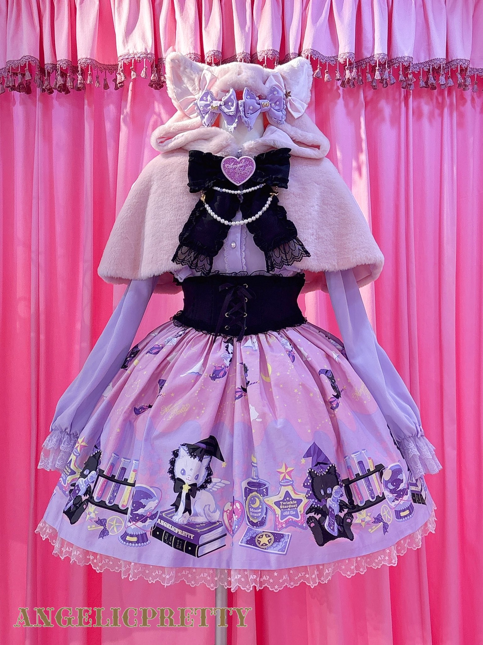 angelic pretty majikaru catケープ Magic Cat Cape by Angelic Pretty