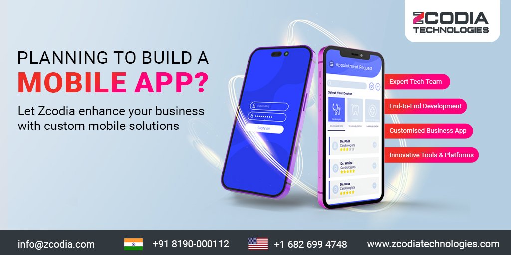 zcodia's tweet image. Transform Your Business with Zcodia&apos;s Custom Mobile Apps!
Our expert tech teams deliver personalized, end-to-end app solutions using cutting-edge tools to fuel your success.
📞 Call us: +91 8190 000112
🌐 Visit: zcodiatechnologies.com

#MobileAppDevelopment #ZcodiaTechnologies