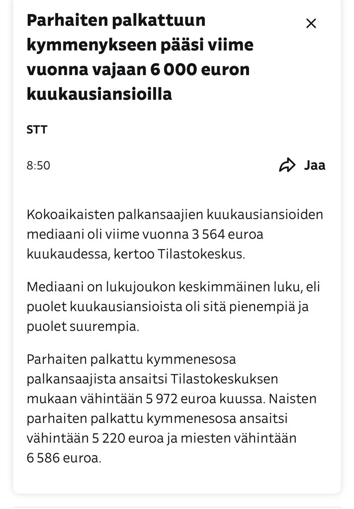 Mikä naisten ja miesten välinen tuloero?