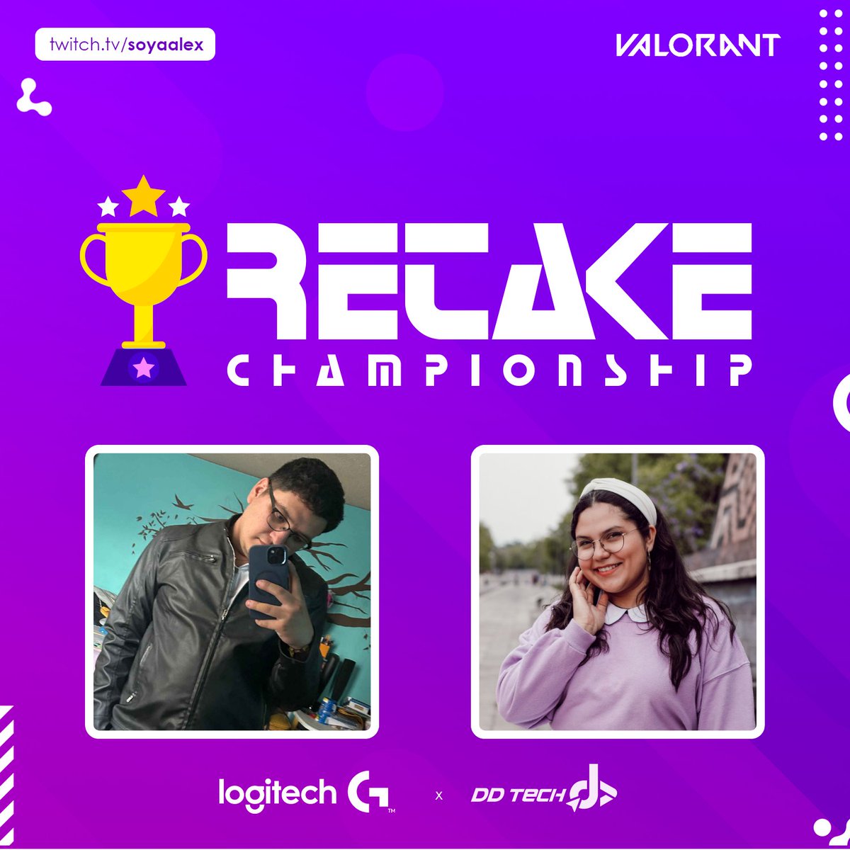 ¡REGRESAN LOS ANUNCIOS!

 #RetakeXLogitech está a la vuelta de la esquina y tenemos que anunciarles quienes prestaran su voz narrarles lo mejor de este evento con ustedes:

 <a href="/_MaferVera/">Mafer Vera🍓✨️</a>🎙️
<a href="/soyaalex01/">AKV SoyaAlex</a> 🎙️
<a href="/Fenrris22/">SRG Fenrris</a> 🎙️
<a href="/heidi_caster/">🎙️Heidiii | IFZ #VVK #LRN✨</a> 🎙️