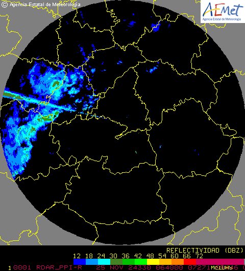 ¡Buenos días! Se acercan precipitaciones por el oeste de la Comunidad. No olvides el paraguas porque hoy lo necesitarás durante la mañana. 
Tras el paso del frente, esta tarde, se abrirán grandes claros, pero bajarán las temperaturas: la mínima se dará al final del día.
