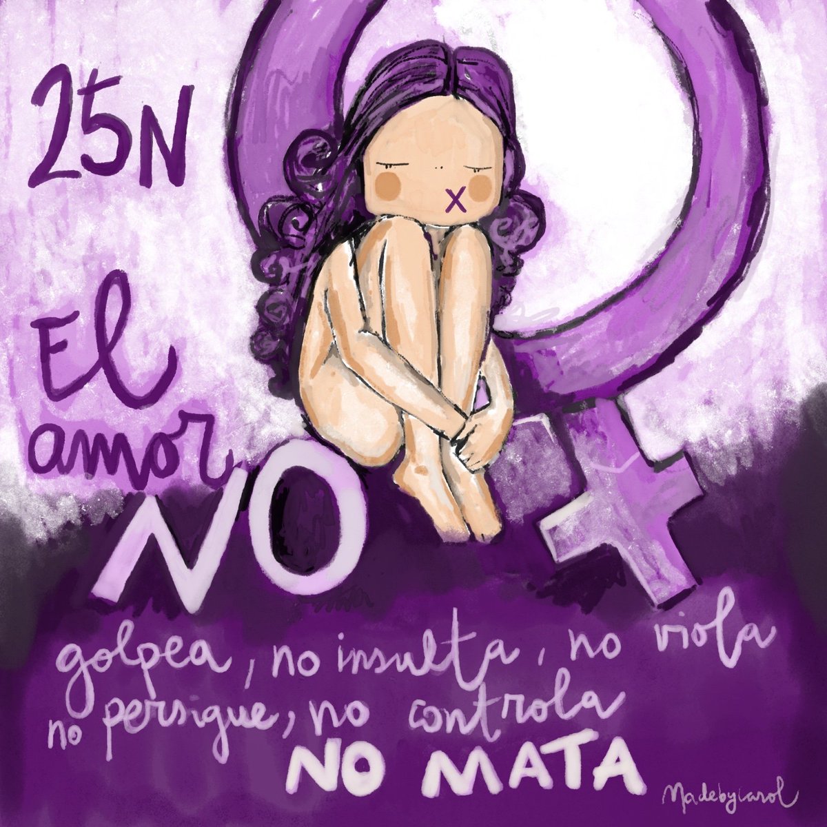 Perdona, soy artista 💚 (@gisb_sus) on Twitter photo #PorEllas
El #25N y todos los días del año
(dibujo <a href="/madebycarol2/">@madebycarol</a> )
#DiaContraLaViolenciaDeGénero #PorEllas
El #25N y todos los días del año
(dibujo <a href="/madebycarol2/">@madebycarol</a> )
#DiaContraLaViolenciaDeGénero