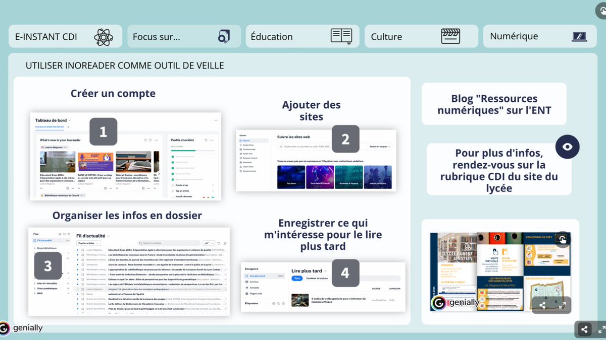 [Article #profdoc Cinephiledoc] Novembre 2024 : séances et animations du CDI.  

Dans cet article, début des séances de SNT de l'année (axes thématiques : web et réseaux sociaux), veille et communication et une petite annonce. 

cinephiledoc.com/2024/11/25/nov…