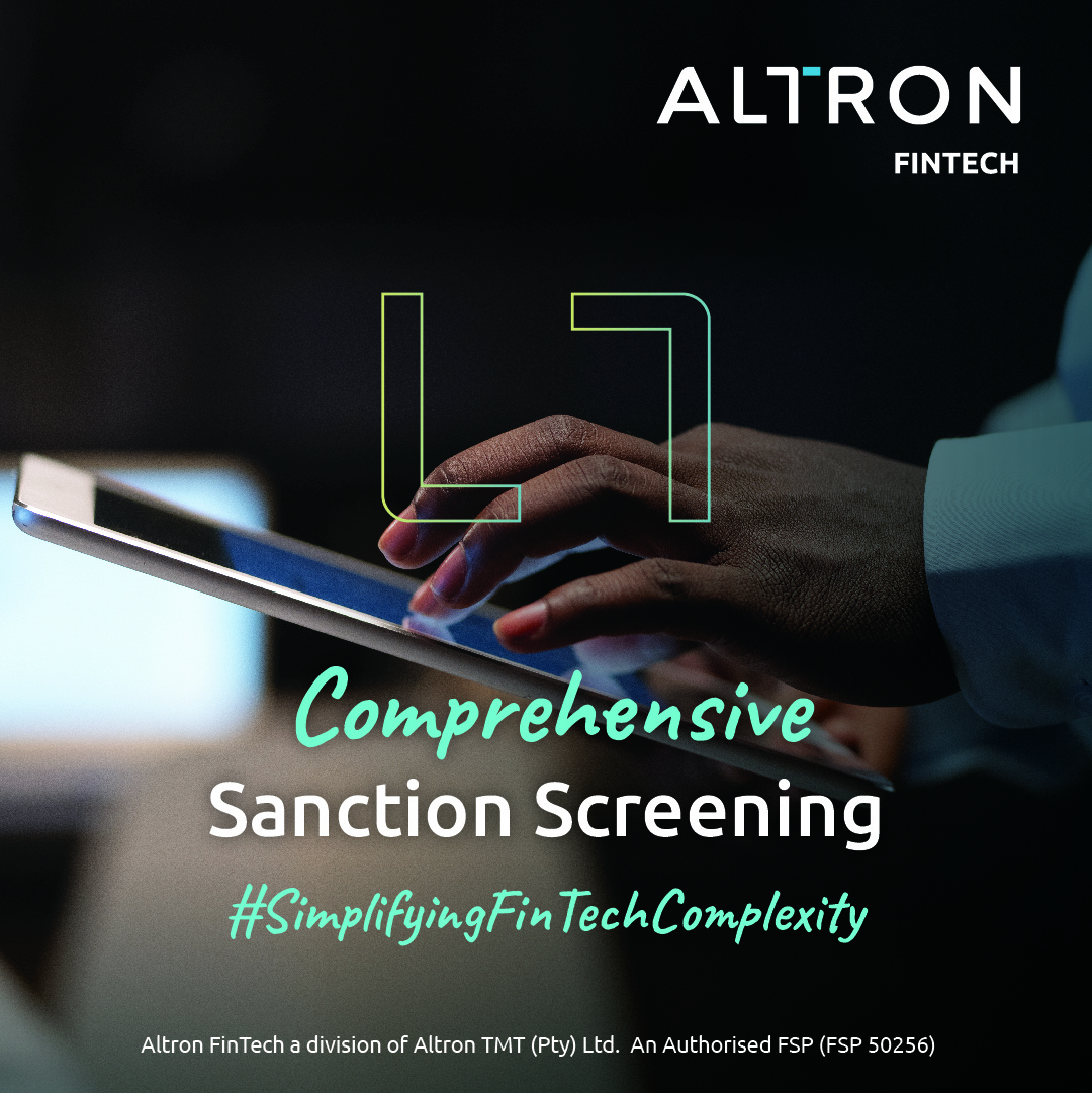 AltronFinTech's tweet image. Stay ahead of risks with Altron FinTech! Our secure payment and collection solutions feature comprehensive sanction screening, so you can focus on growth while we handle compliance. eu1.hubs.ly/H0dzT7p0

#SimplifyingFinTechComplexity #AltronFinTech