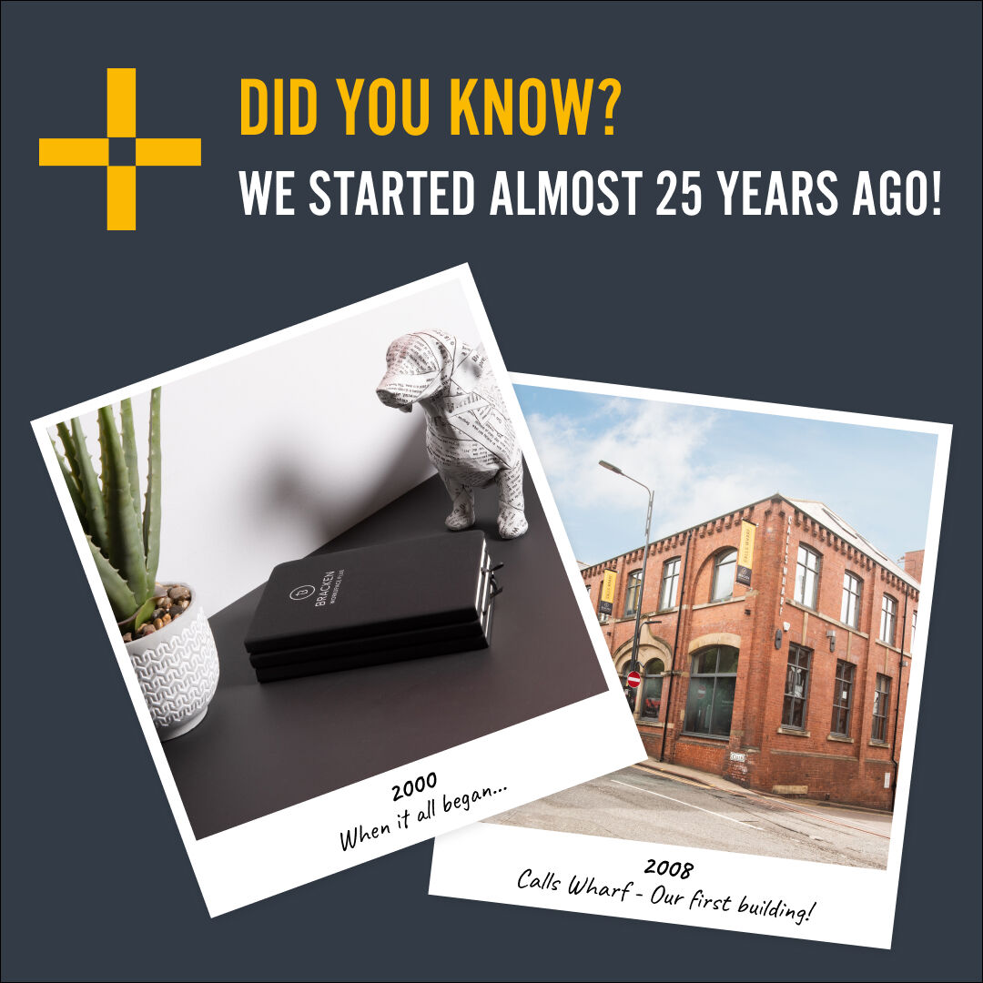 At Bracken we take pride in where we came from, and where we are. 

All the way back in 2000 is where it all started, and as we approach our 25th anniversary we're proud to be the home for so many businesses.

Take a look at our rich history: bit.ly/3Z9zwPm