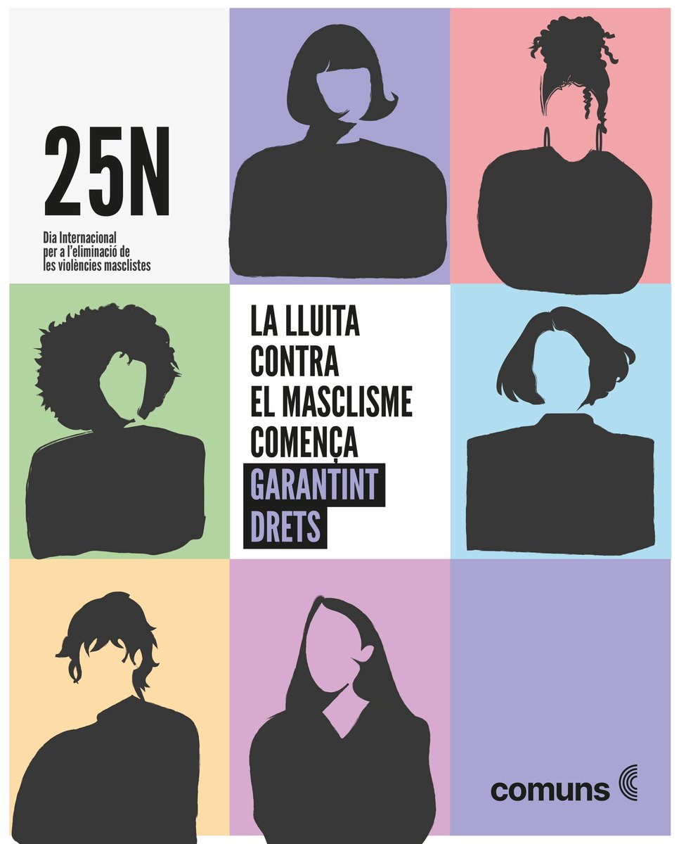 GironaComu's tweet photo. Aquest #25N, drets i serveis públics per viure sense por✊
Perquè combatre les violències masclistes també és tenir accés a un habitatge, una feina i uns serveis públics dignes. SORTIM ALS CARRERS!
📌Girona. 19 h, Avinguda Ramon Folch, davant els Jutjats https://t.co/2JaOUvcErs