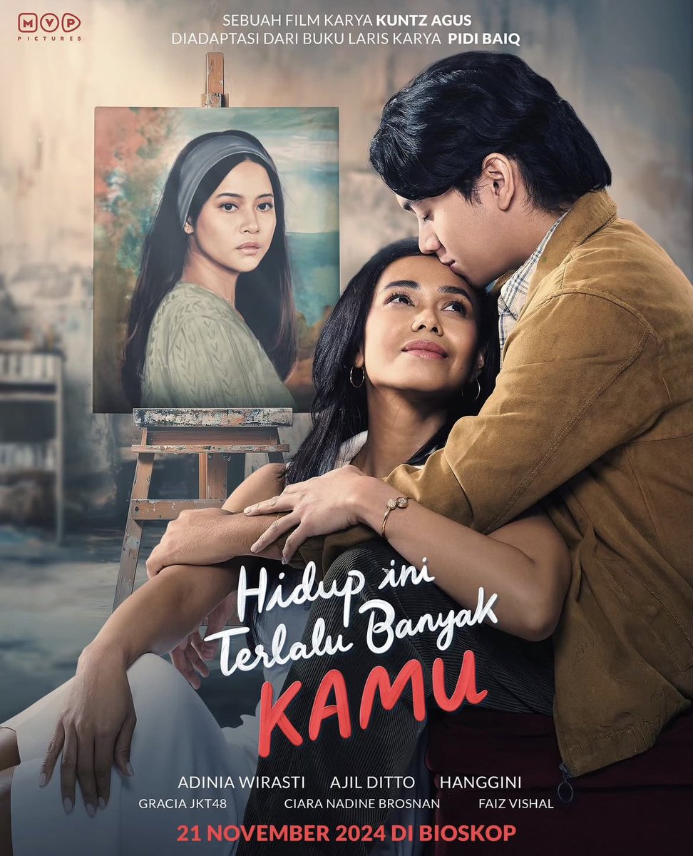 Hai! Hehe 😆 Film baru aku “Hidup Ini Terlalu Banyak Kamu” masih tayang di Bioskop. Nonton yah temen-temen. PELUK!