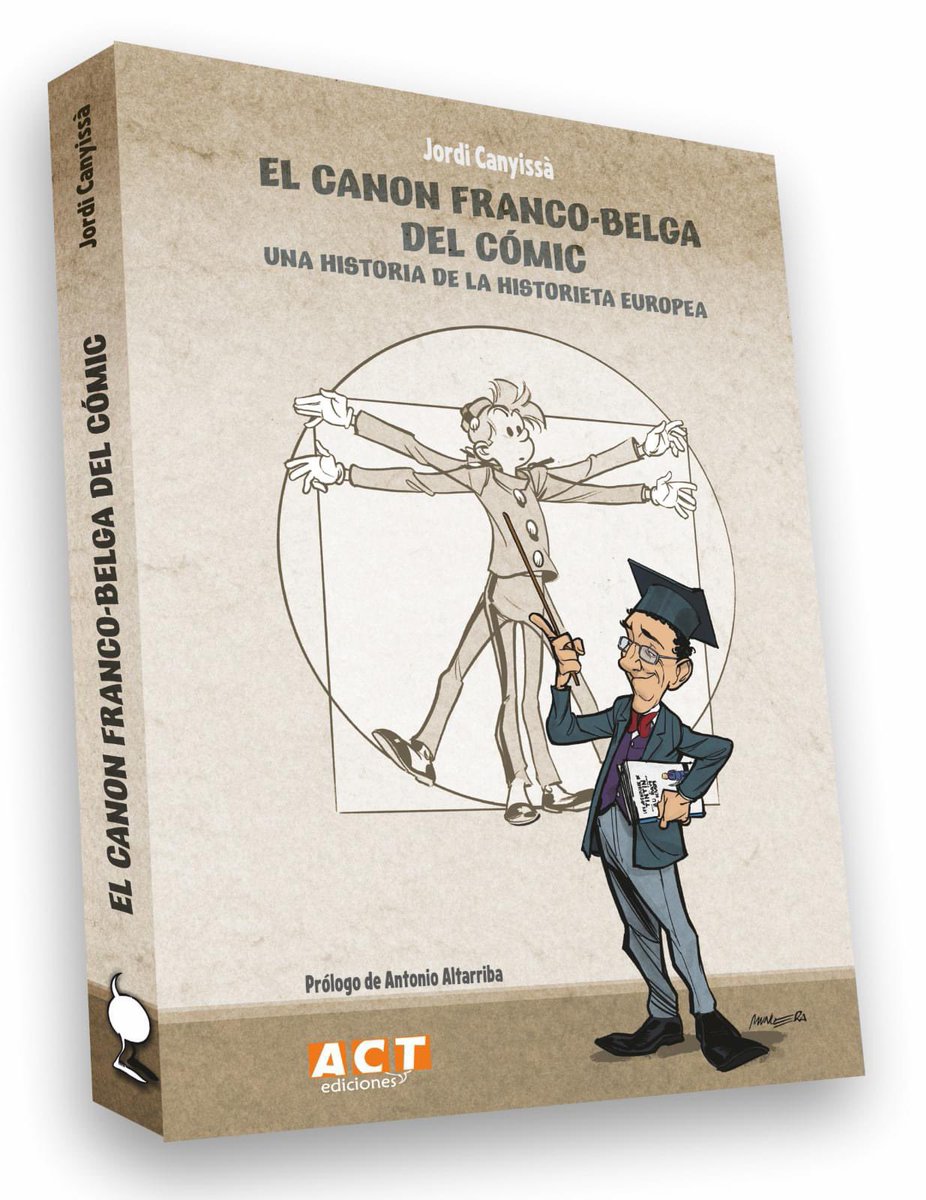 Una alegria poder-vos presentar la portada del meu nou llibre, un recorregut de 400 pàgines pel còmic francobelga. 

‘El canon franco-belga del cómic. Una historia de la historieta europea’

Portada de José Luis Munuera. Pròleg d’Antonio Altarriba. Edita <a href="/Tebeosfera/">Tebeosfera</a>