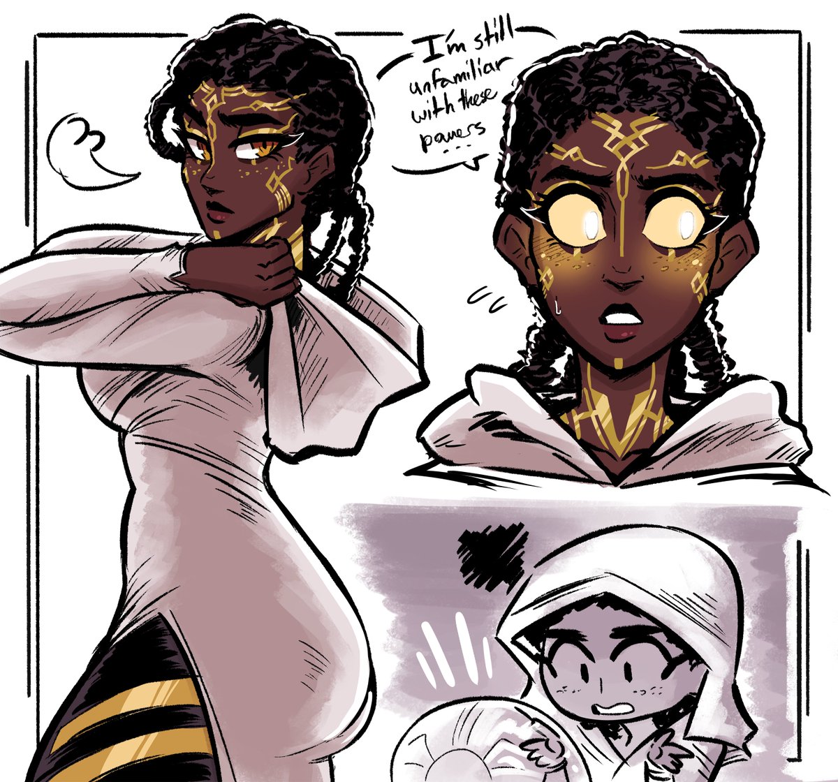 mel medarda doodles... 😳(gold blush would be moe ngl) #Arcane 