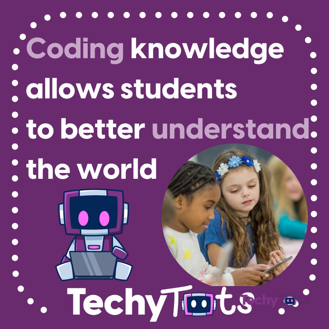 TechyTots's tweet image. Reasons to learn coding .....

Coding helps students better understand the world

#reasonstolearncoding #coding #playlearncode