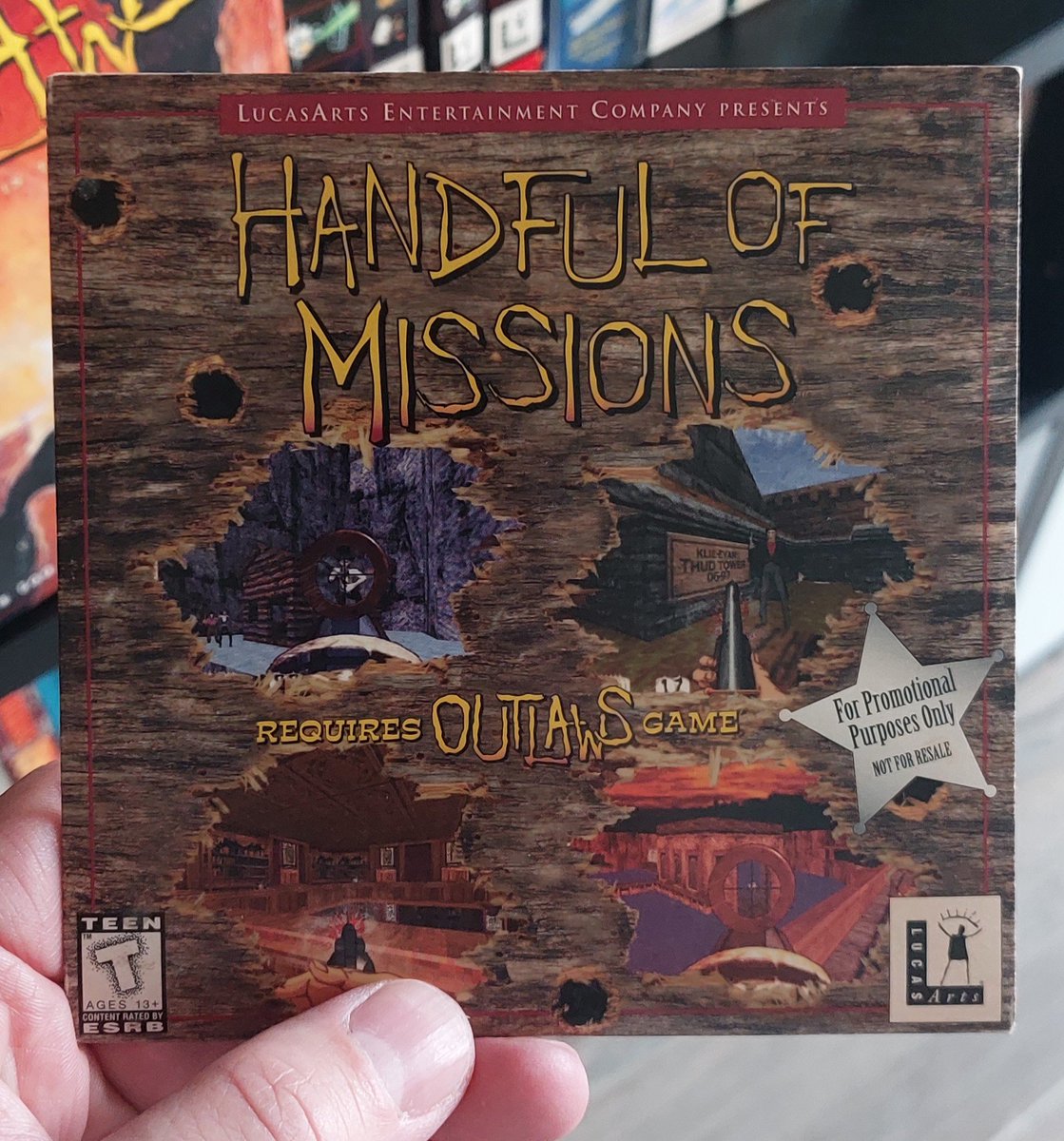 "Handful of Missions" is an expansion for the Western action game Outlaws by LucasArts. It adds 5 new single-player missions and 10 multiplayer maps, delivering fresh challenges, exciting stories, and the same iconic Wild West atmosphere and soundtrack fans love. #DOSgaming