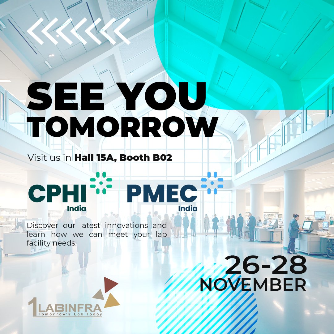 1labinfra's tweet image. Visit Us Tomorrow at PMEC India 2024!

Join 1Labinfra &amp;amp; Hamilton Laboratory Solutions at Hall 15A, Booth B02 to explore cutting-edge lab solutions. Don’t miss out—see you there!

#PMECIndia2024 #LabInfrastructure #1Labinfra #HamiltonLaboratorySolutions