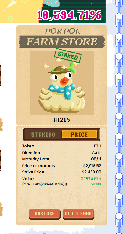 asher_land's tweet photo. 564$ profit from call and already get 2000Peggs from staking!
@pokpok_io
#CluckToEarn https://t.co/mbUz7fgYWh