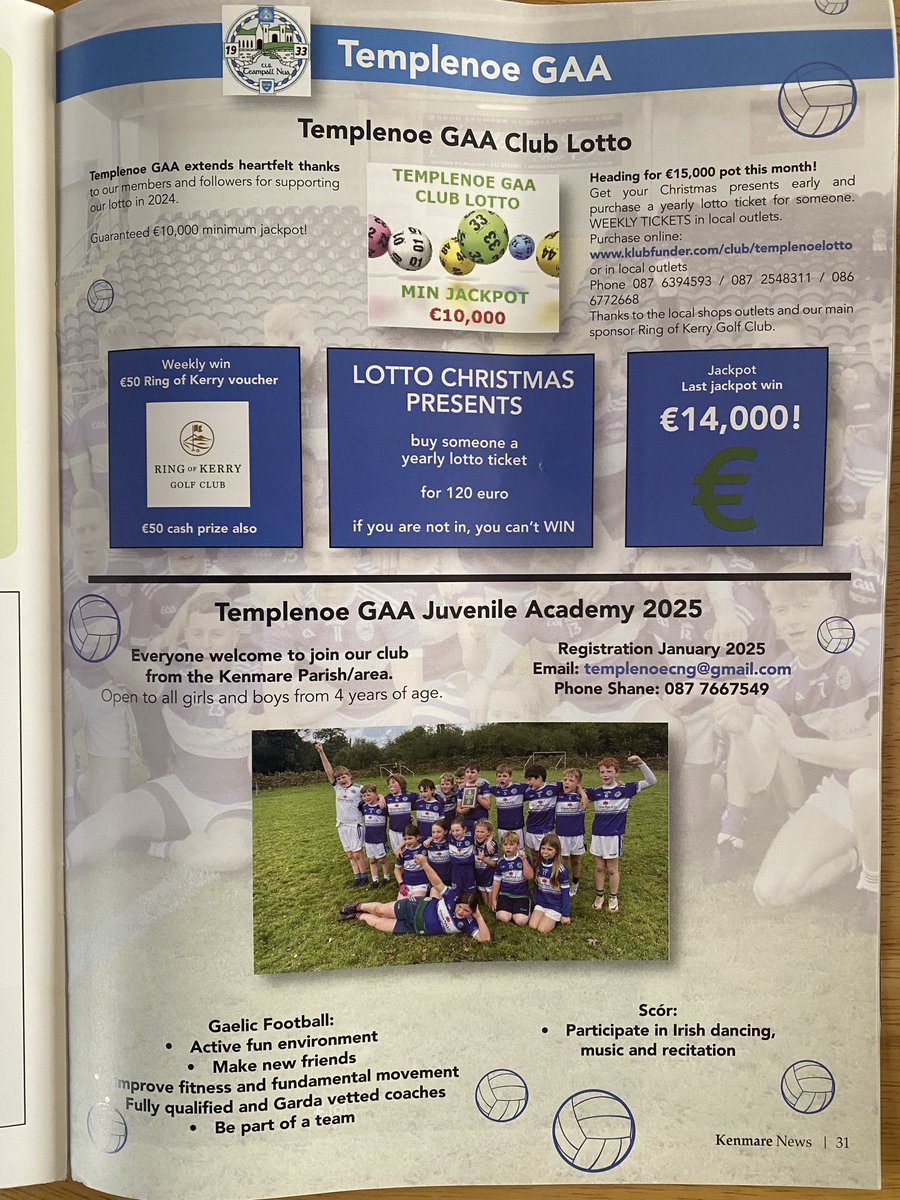 Templenoe GAA tweet media