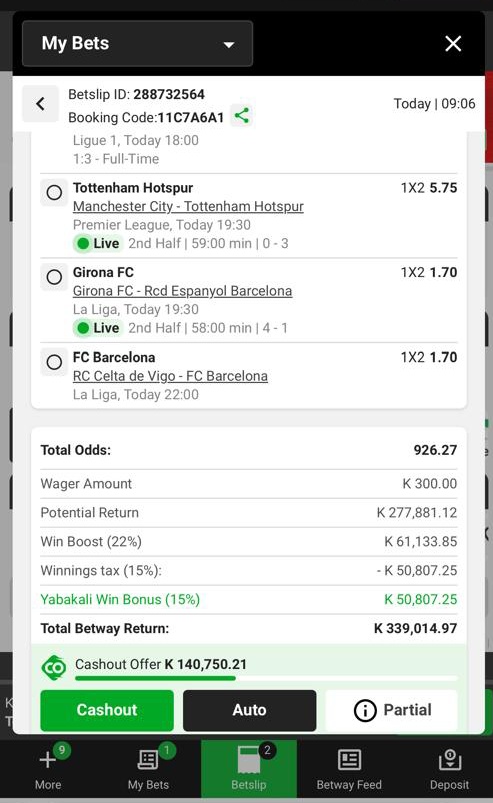 I_Am_Chansa's tweet image. Someone refused to cashout this coz they believed in Barca 😭😭😭