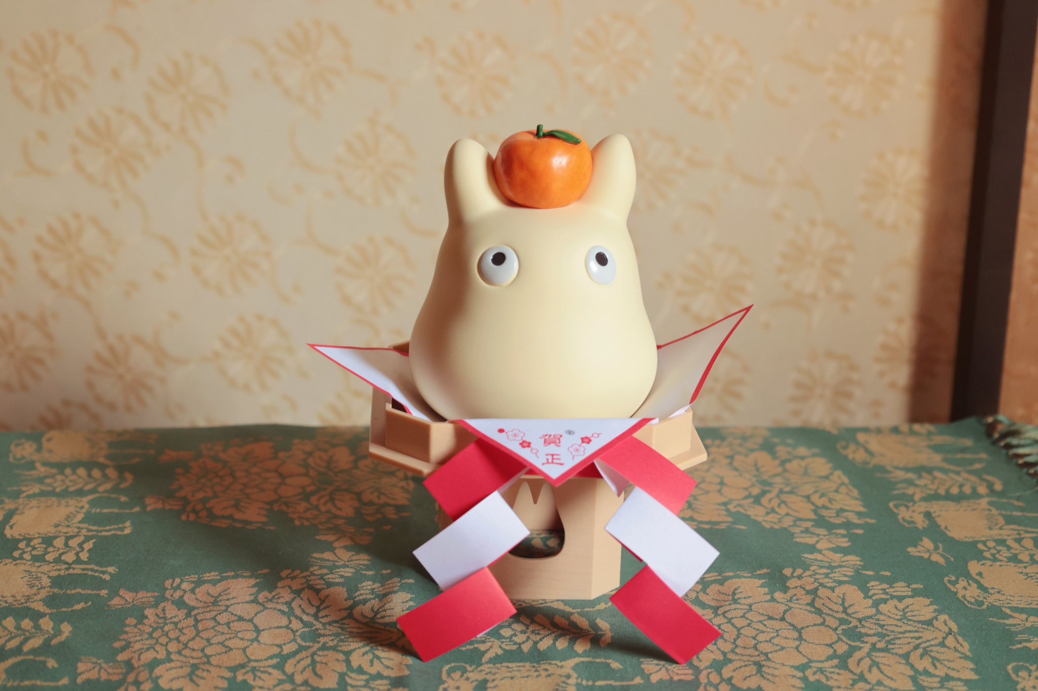 どんぐり共和国限定】となりのトトロ お正月小トトロ ジブリ鏡餅みかん