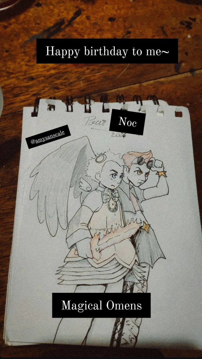 Happy birthday to me hehe (that was yesterday) feat a drawing my friend made for me hehehe