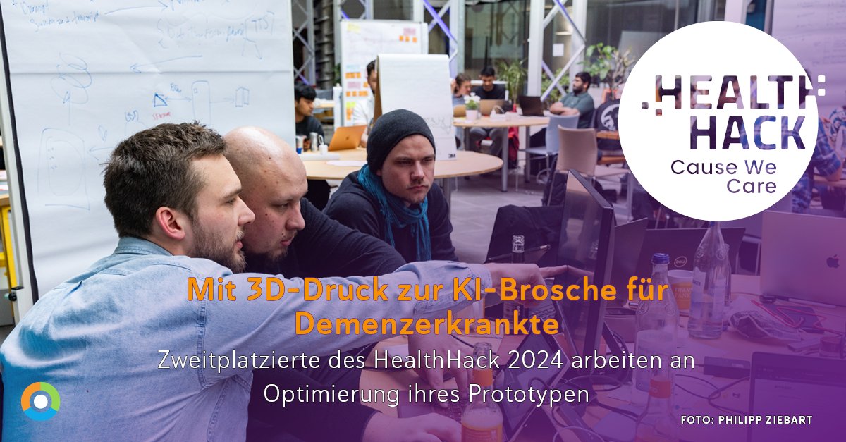 𝗞𝗮𝗿𝗿𝗶𝗲𝗿𝗲-𝗦𝗽𝗿𝘂𝗻𝗴𝗯𝗿𝗲𝘁𝘁 𝗛𝗲𝗮𝗹𝘁𝗵𝗛𝗮𝗰𝗸!
Drei Mitglieder des zweitplatzierten Teams von 2024 tüfteln weiter an ihrer Idee. Neuigkeiten rund um Pitch-Tour &amp; Produktentwicklung:
👇
metropolregion.de/gesundheit/mit…

#CauseWeCare #Hackathon #CodeCreateCare #HealthHack24