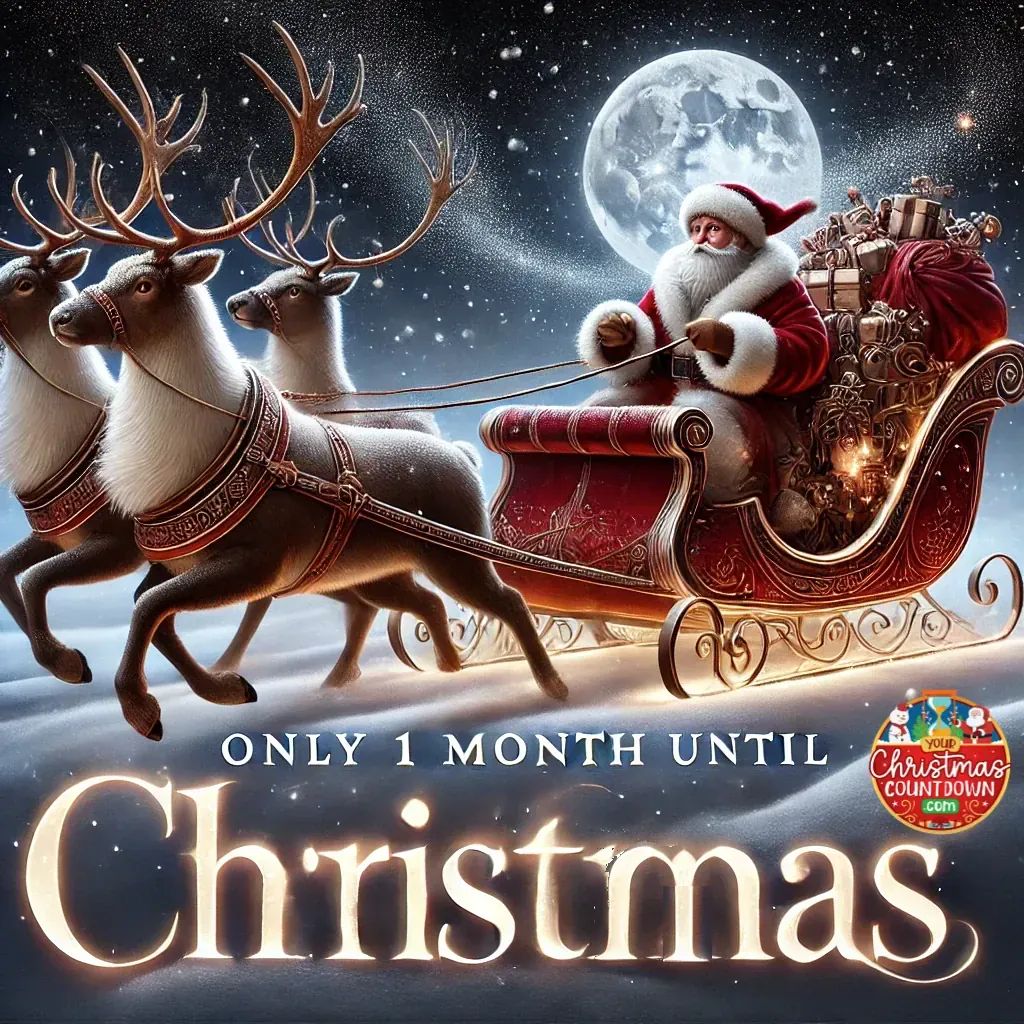 christmas_clock's tweet image. 1 MONTH UNTIL #CHRISTMAS!
🕒 YourChristmasCountdown.com 🎄🎅